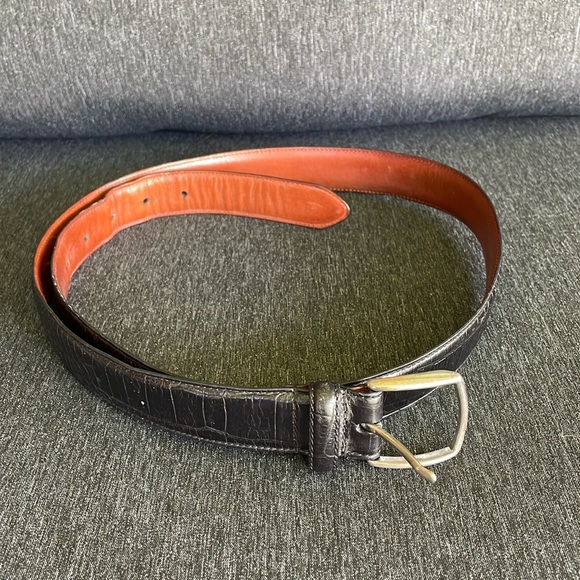 COACH leather belt men’s size 38 vintage - Picture 1 of 5